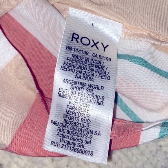 Roxy striped pants jumpsuit size medium - Picture 6 of 8